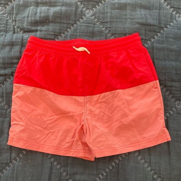 TBBC Country Club Swim trunk Red & Pink Sz. 14 - Picture 1 of 3